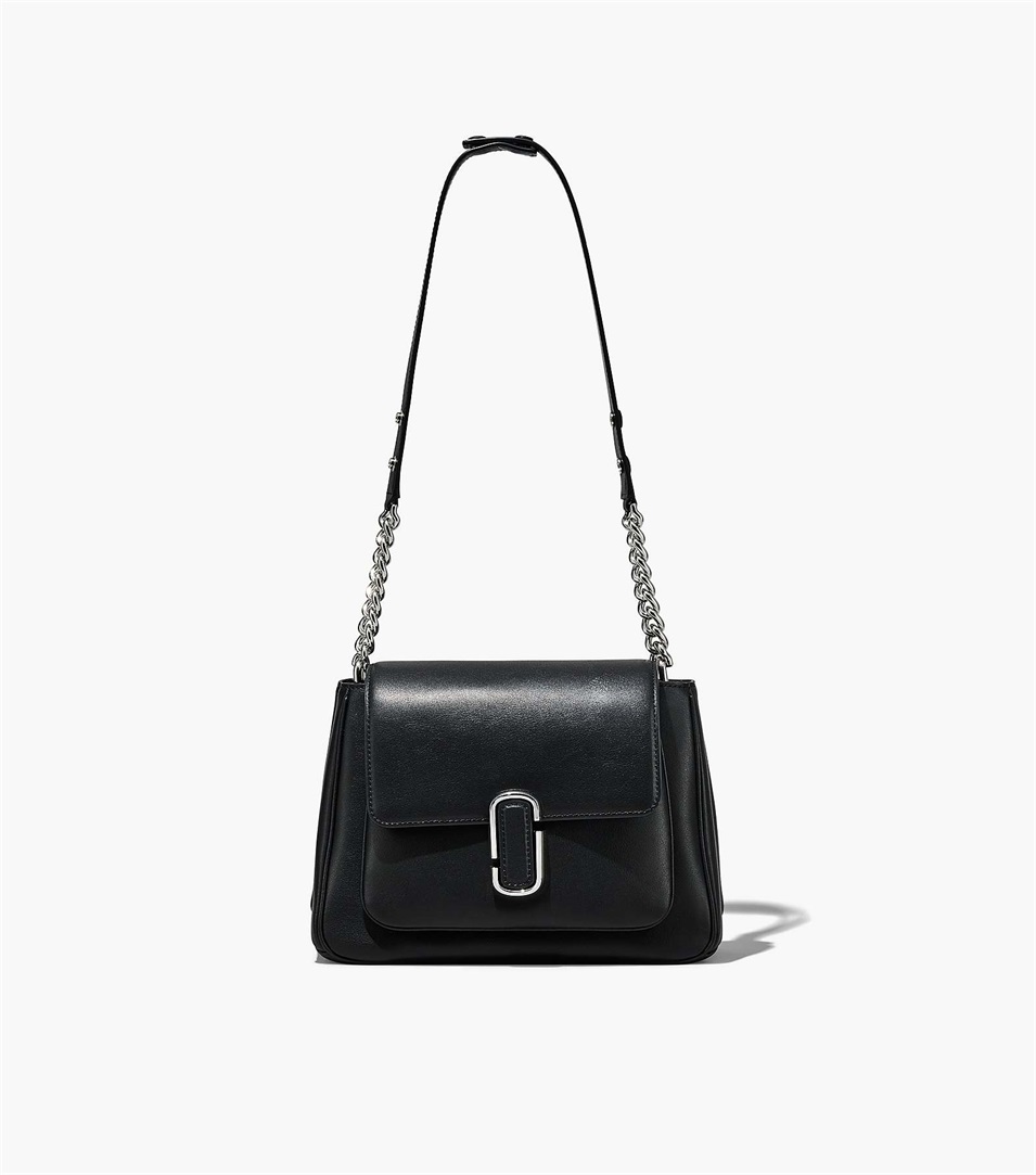 Bolso Satchel Marc Jacobs The J Marc Chain Mujer Negras Plateadas | Peru-72184