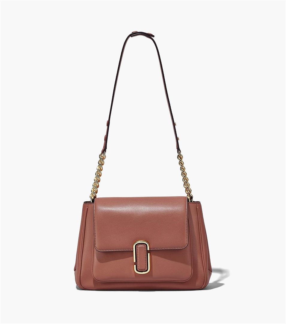 Bolso Satchel Marc Jacobs The J Marc Chain Mujer Chocolate | Peru-87094