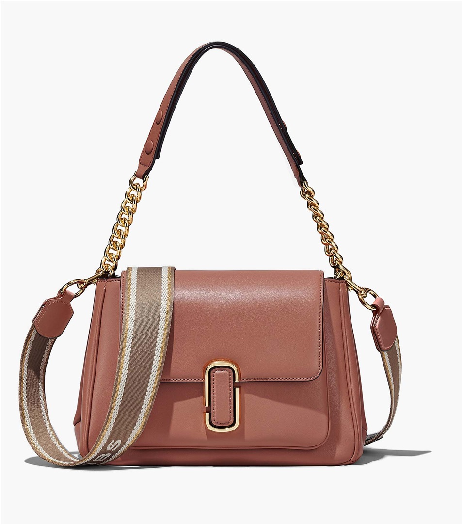 Bolso Satchel Marc Jacobs The J Marc Chain Mujer Chocolate | Peru-87094