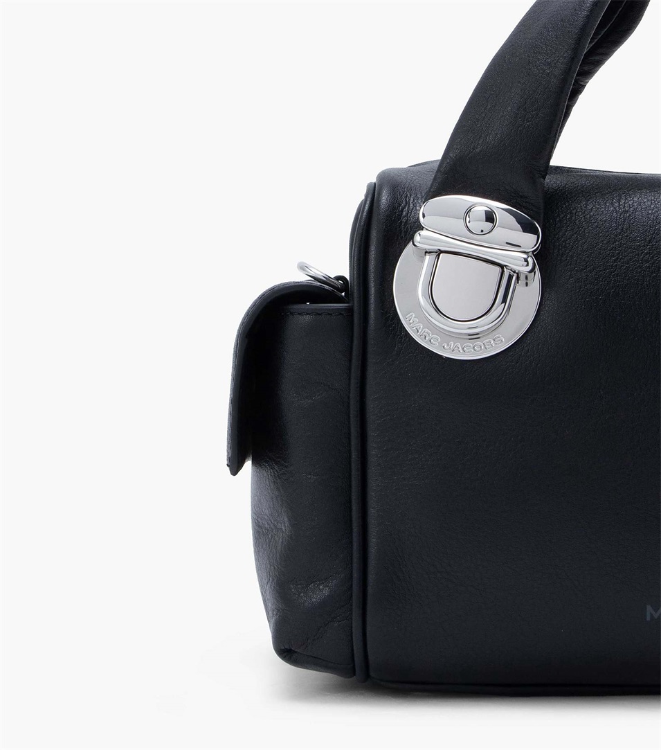 Bolso Satchel Marc Jacobs The Pushlock Mujer Negras | Peru-74126