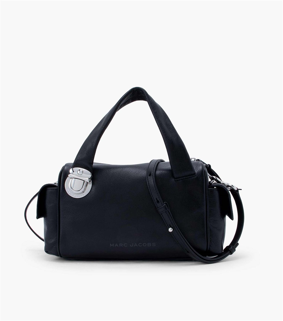 Bolso Satchel Marc Jacobs The Pushlock Mujer Negras | Peru-74126