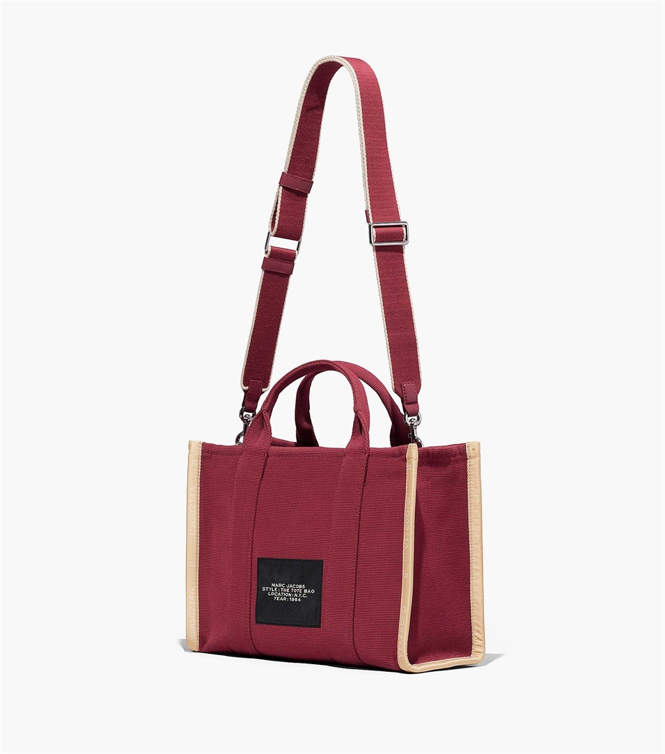 Bolso Tote Marc Jacobs The Jacquard Medium Mujer Rojas | Peru-78269