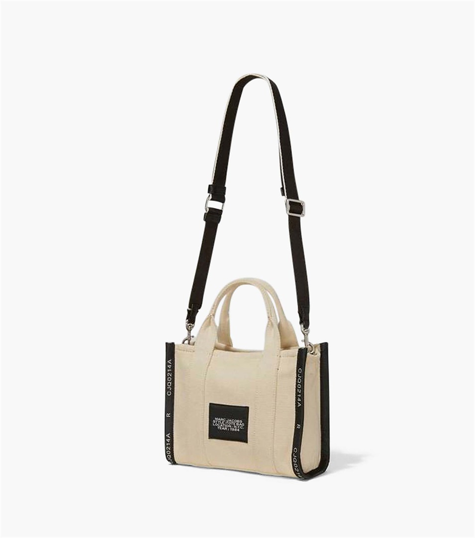 Bolso Tote Marc Jacobs The Jacquard Mini Mujer Beige | Peru-60293