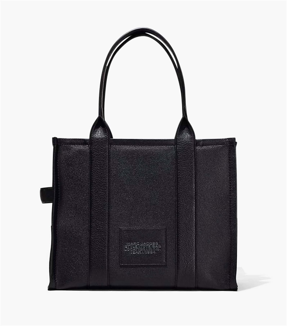 Bolso Tote Marc Jacobs The Leather Large Mujer Negras | Peru-30821