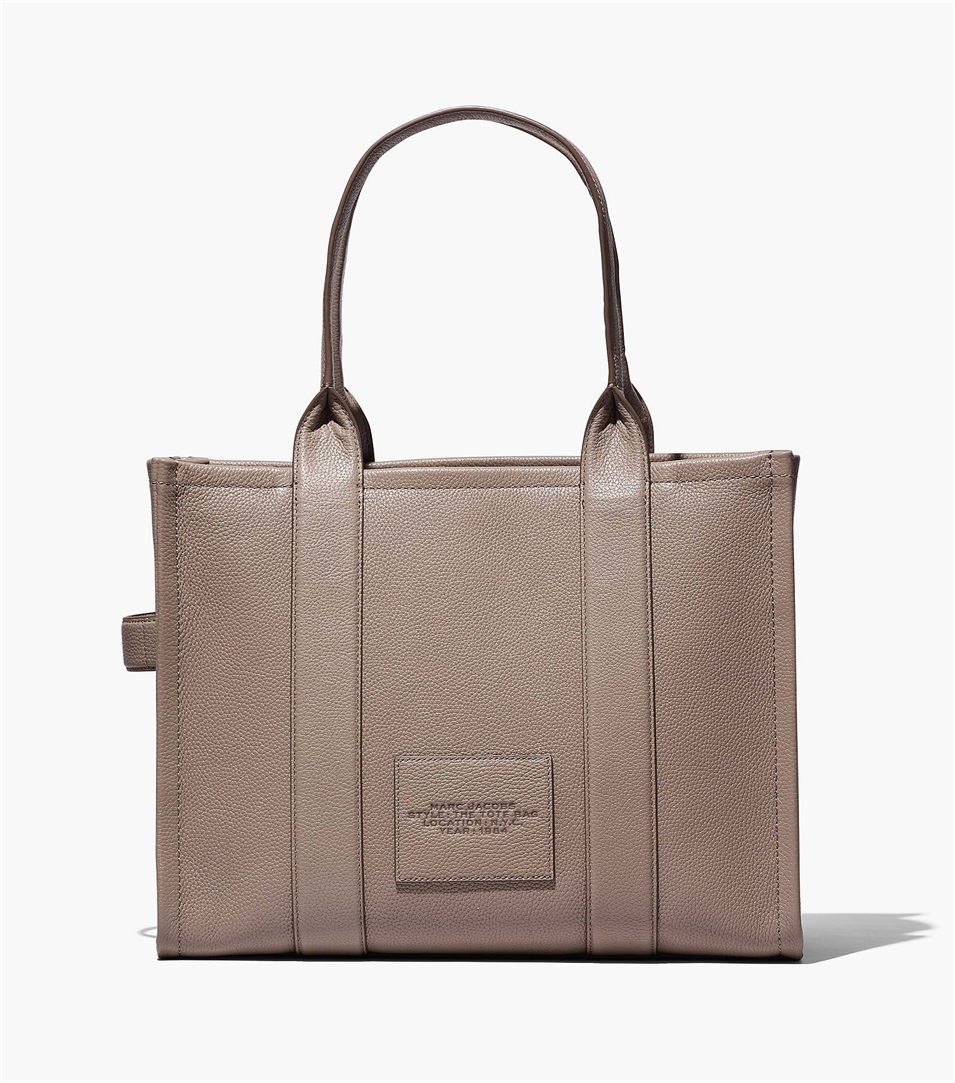 Bolso Tote Marc Jacobs The Leather Large Mujer Marrones | Peru-71458