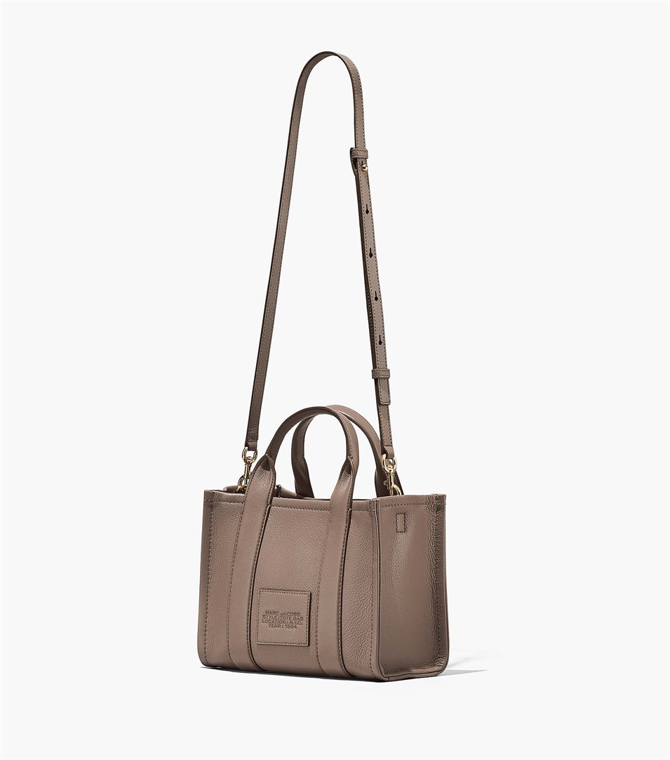 Bolso Tote Marc Jacobs The Leather Medium Mujer Marrones | Peru-82150