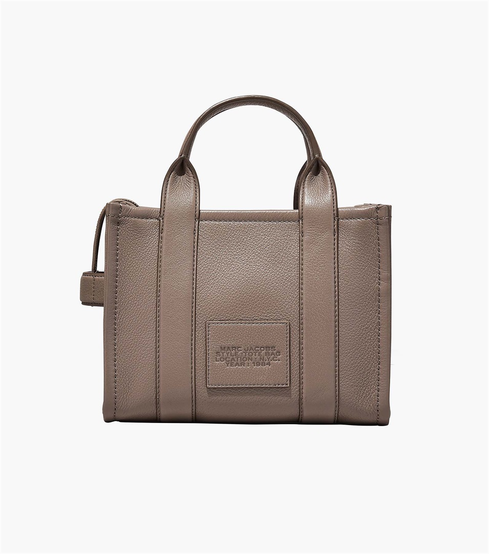 Bolso Tote Marc Jacobs The Leather Medium Mujer Marrones | Peru-82150