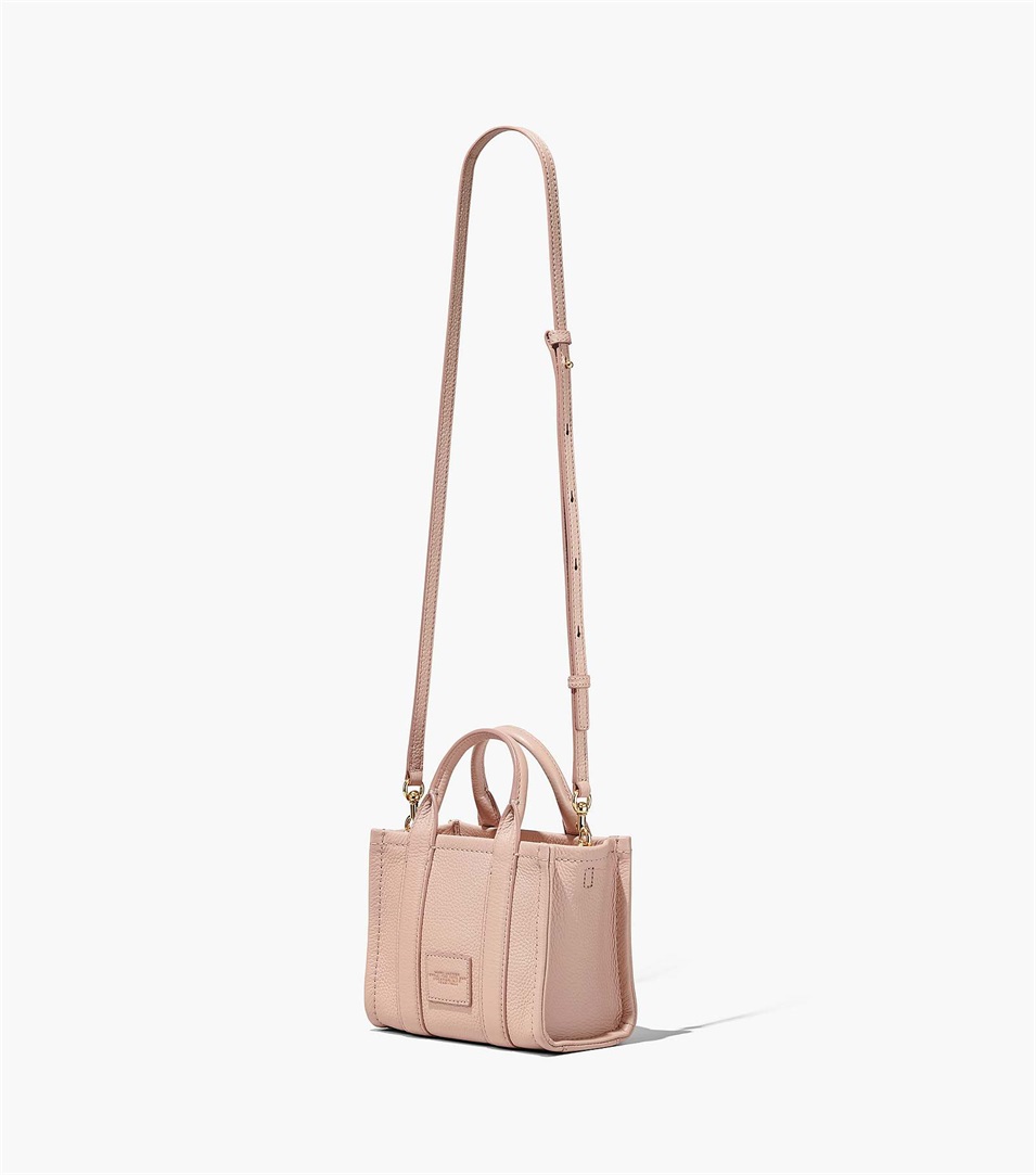 Bolso Tote Marc Jacobs The Leather Micro Mujer Rosas | Peru-01534