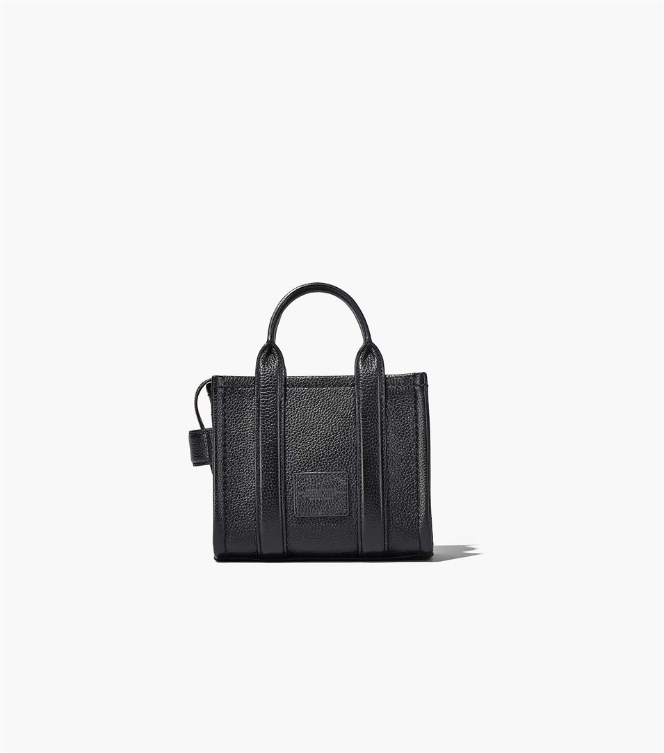 Bolso Tote Marc Jacobs The Leather Micro Mujer Negras | Peru-12947