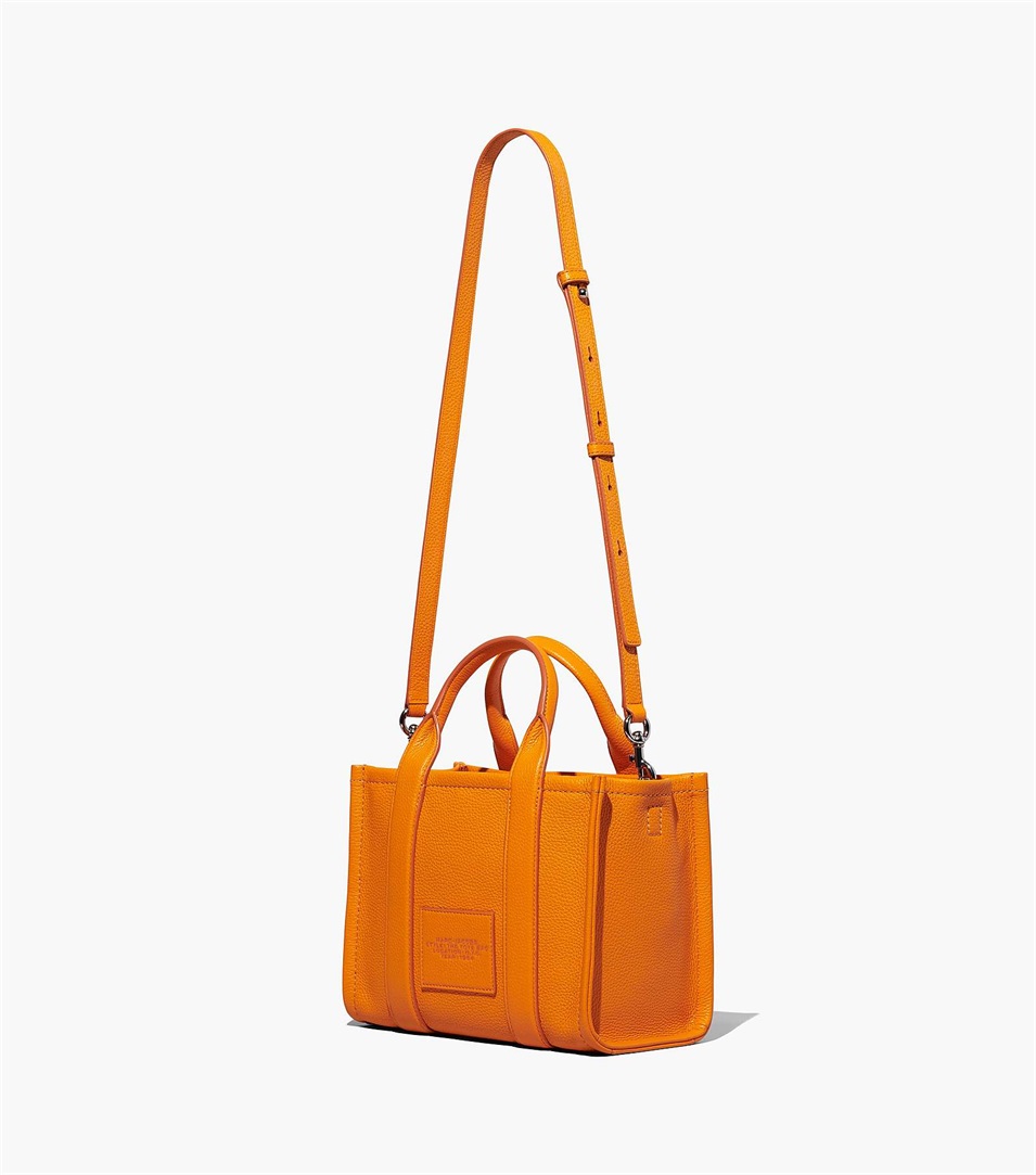 Bolso Tote Marc Jacobs The Leather Mini Mujer Naranjas | Peru-13469