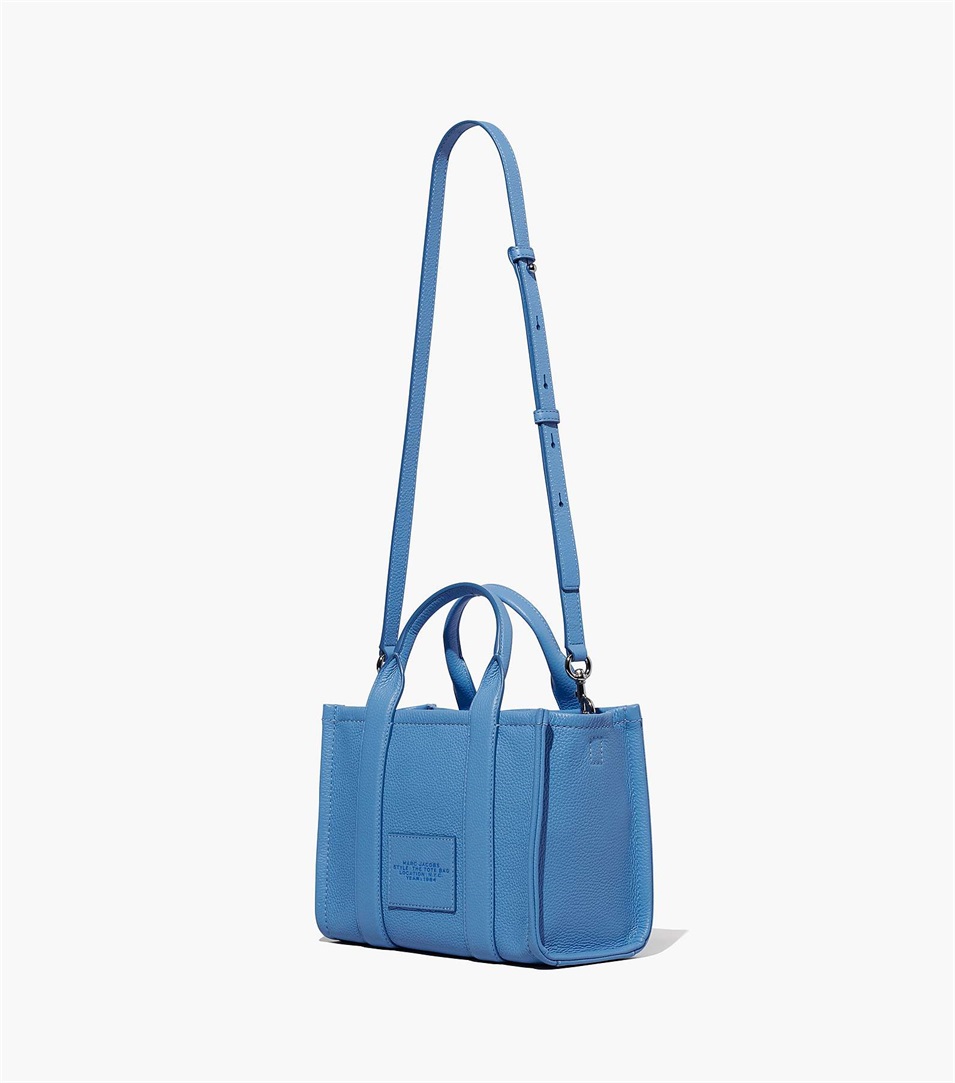 Bolso Tote Marc Jacobs The Leather Mini Mujer Azules | Peru-23987