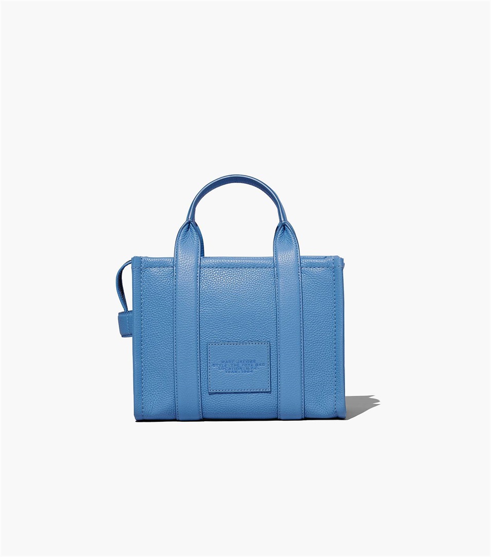 Bolso Tote Marc Jacobs The Leather Mini Mujer Azules | Peru-23987