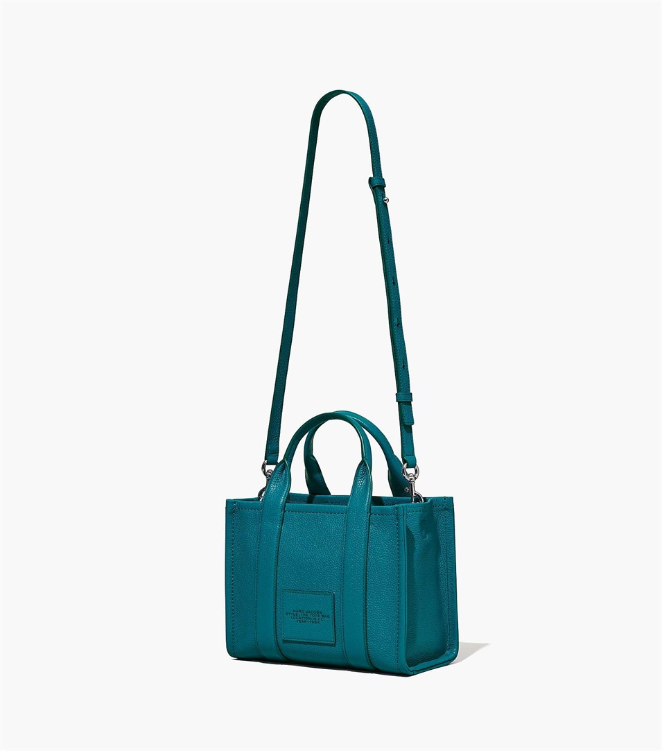 Bolso Tote Marc Jacobs The Leather Mini Mujer Azules | Peru-26517