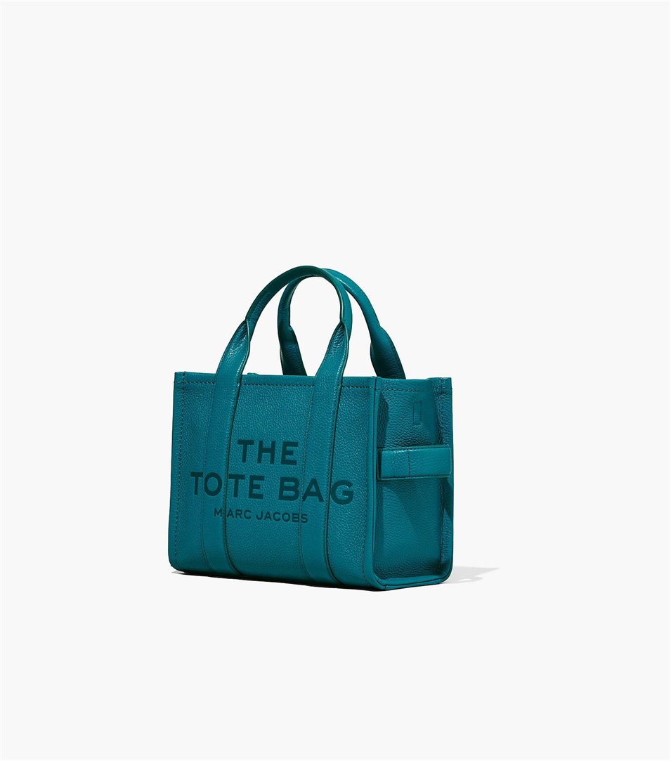 Bolso Tote Marc Jacobs The Leather Mini Mujer Azules | Peru-26517