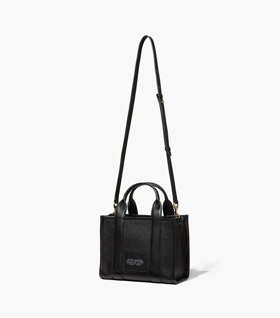 Bolso Tote Marc Jacobs The Leather Mini Mujer Negras | Peru-26549