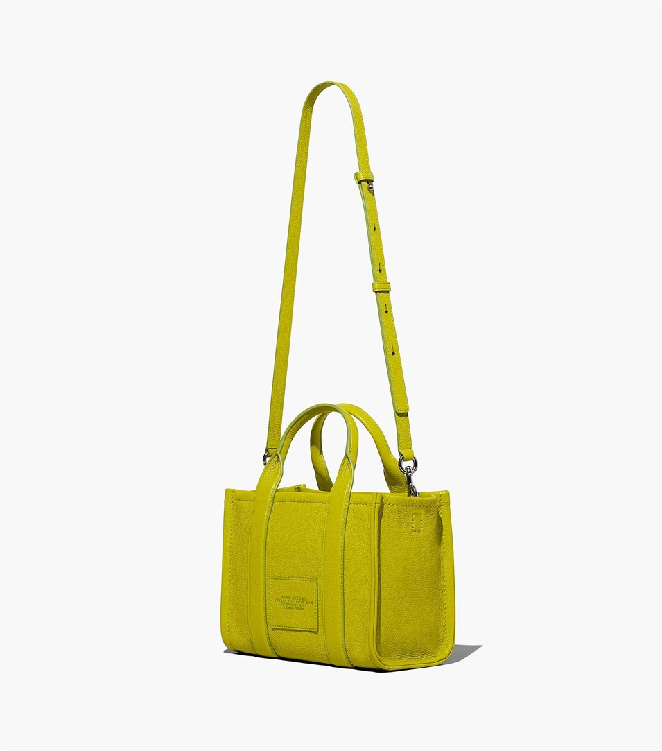 Bolso Tote Marc Jacobs The Leather Mini Mujer Verde | Peru-34059