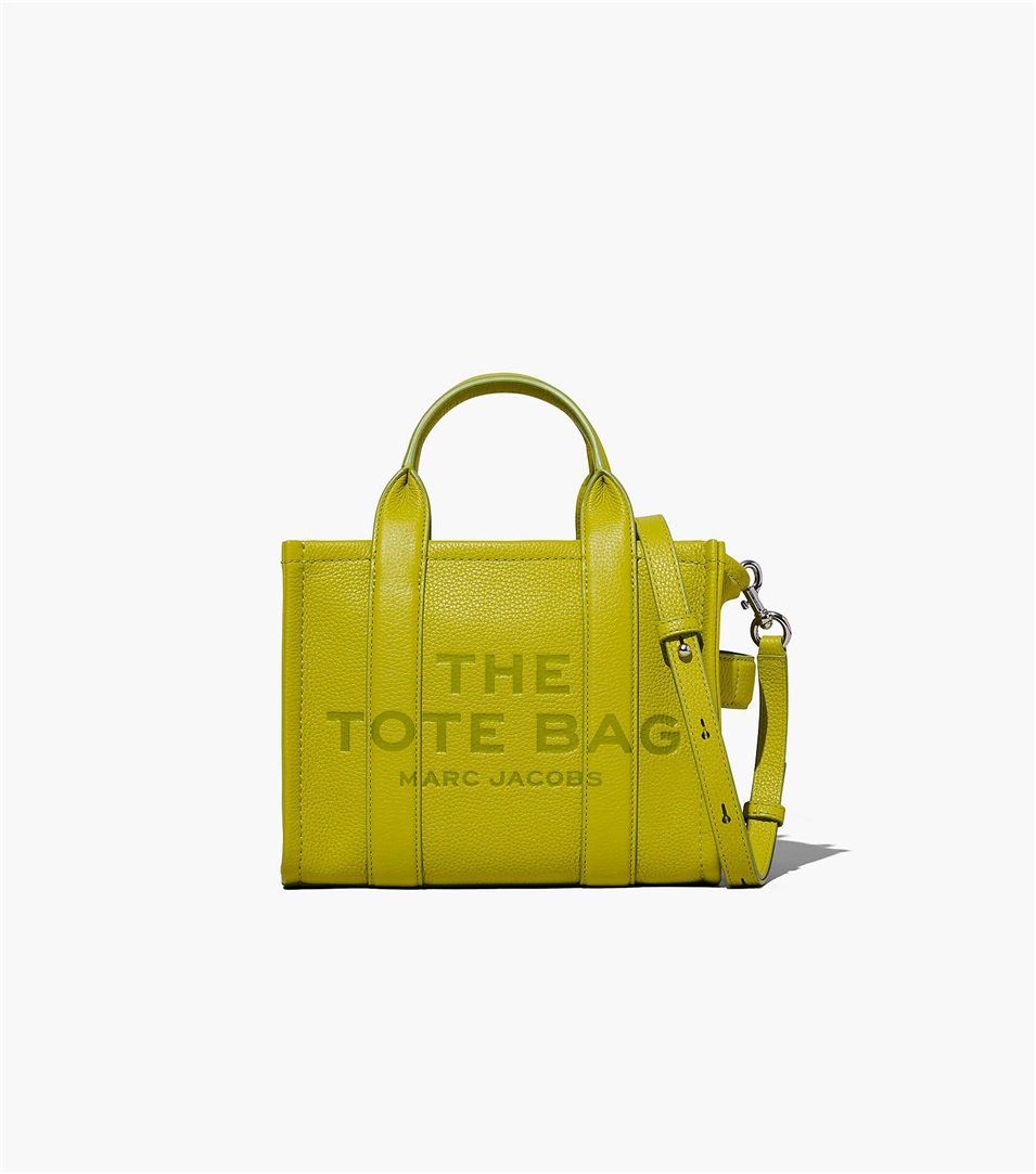 Bolso Tote Marc Jacobs The Leather Mini Mujer Verde | Peru-34059