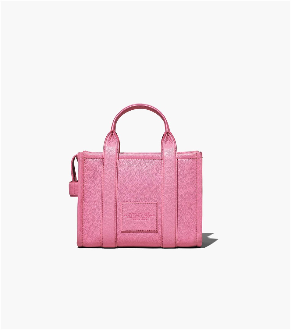 Bolso Tote Marc Jacobs The Leather Mini Mujer Rosas | Peru-50142