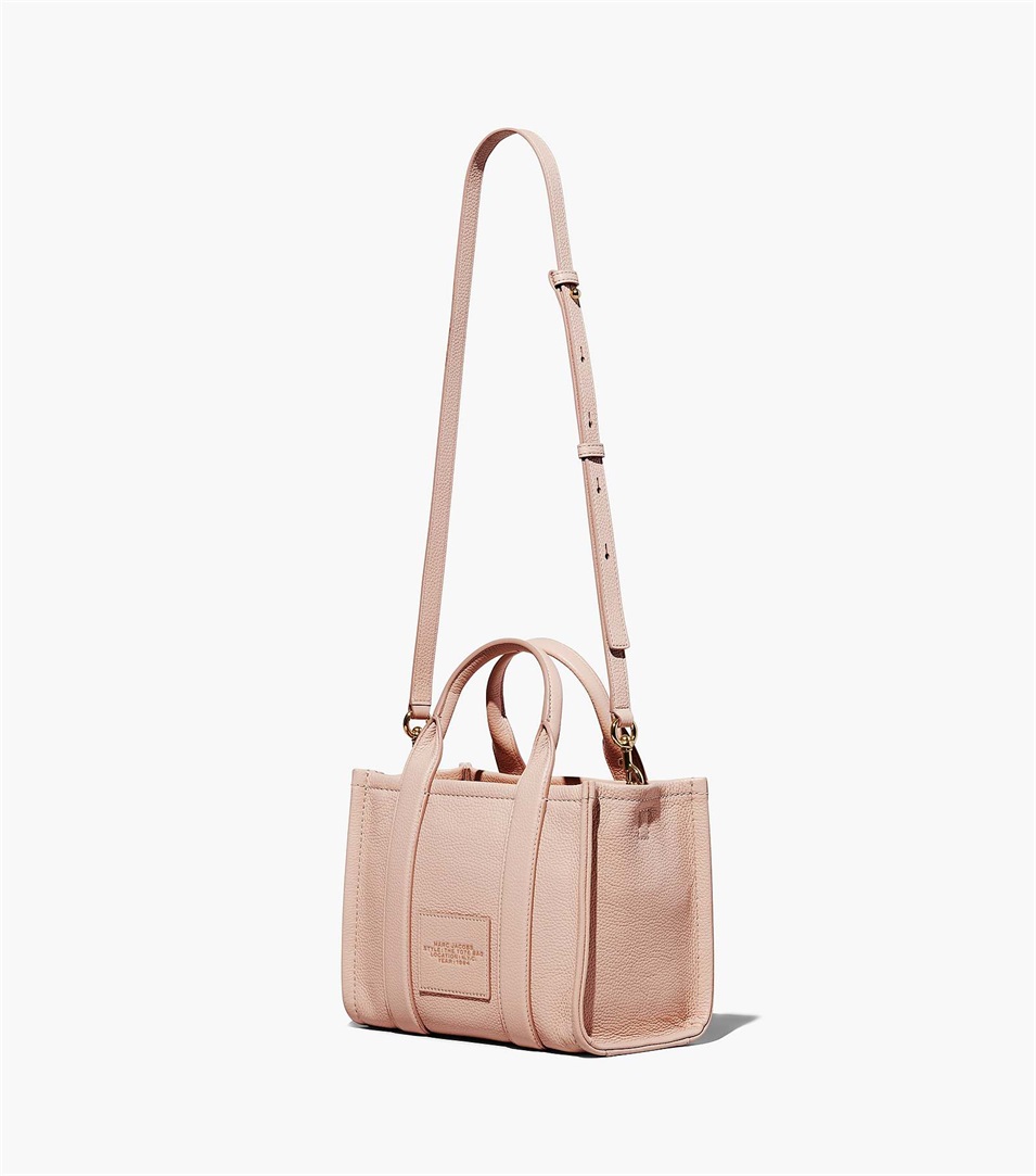 Bolso Tote Marc Jacobs The Leather Mini Mujer Rosas | Peru-73158