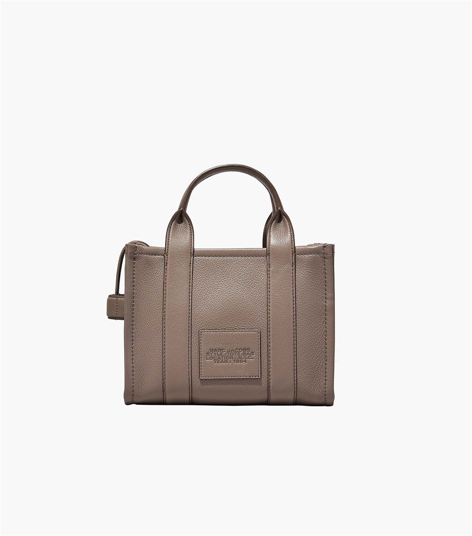 Bolso Tote Marc Jacobs The Leather Mini Mujer Marrones | Peru-81674