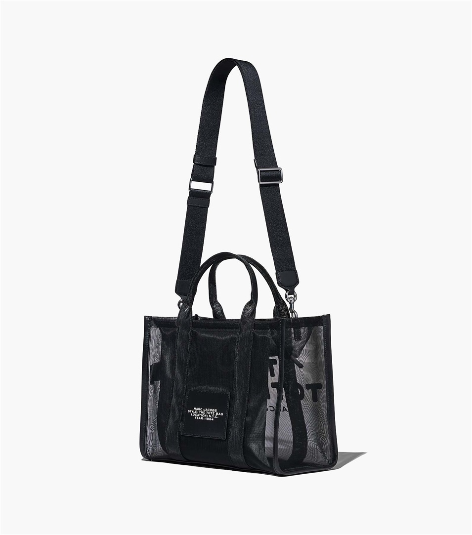 Bolso Tote Marc Jacobs The Mesh Medium Mujer Negras | Peru-16957