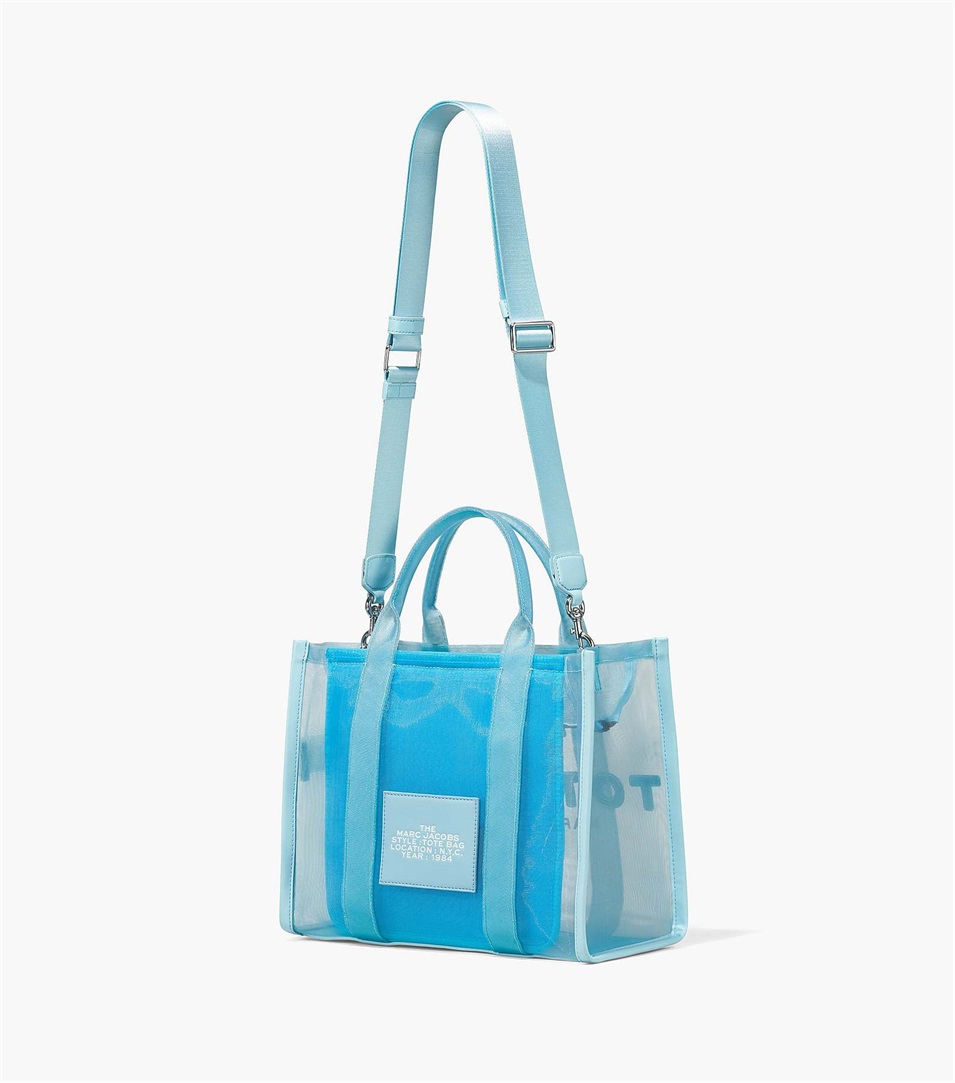 Bolso Tote Marc Jacobs The Mesh Medium Mujer Azules | Peru-72096