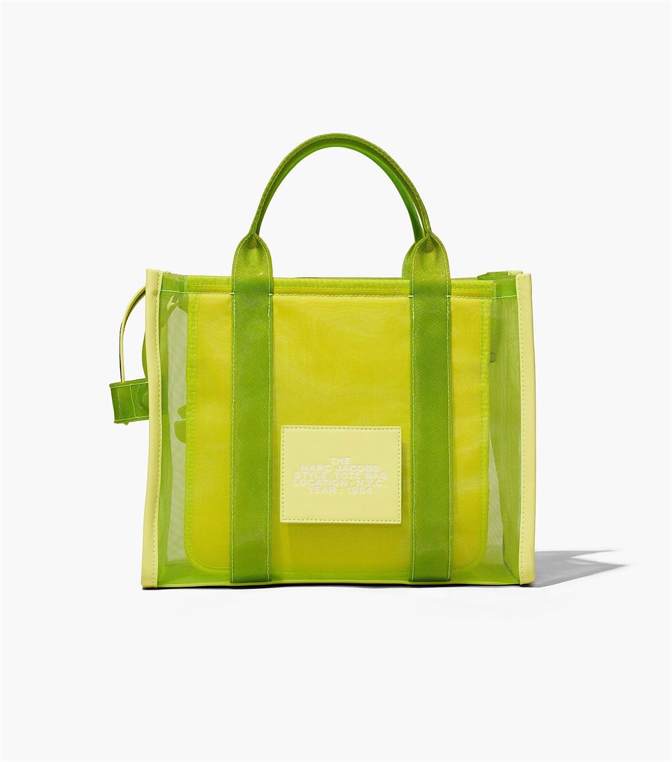 Bolso Tote Marc Jacobs The Mesh Medium Mujer Verde Claro | Peru-89407