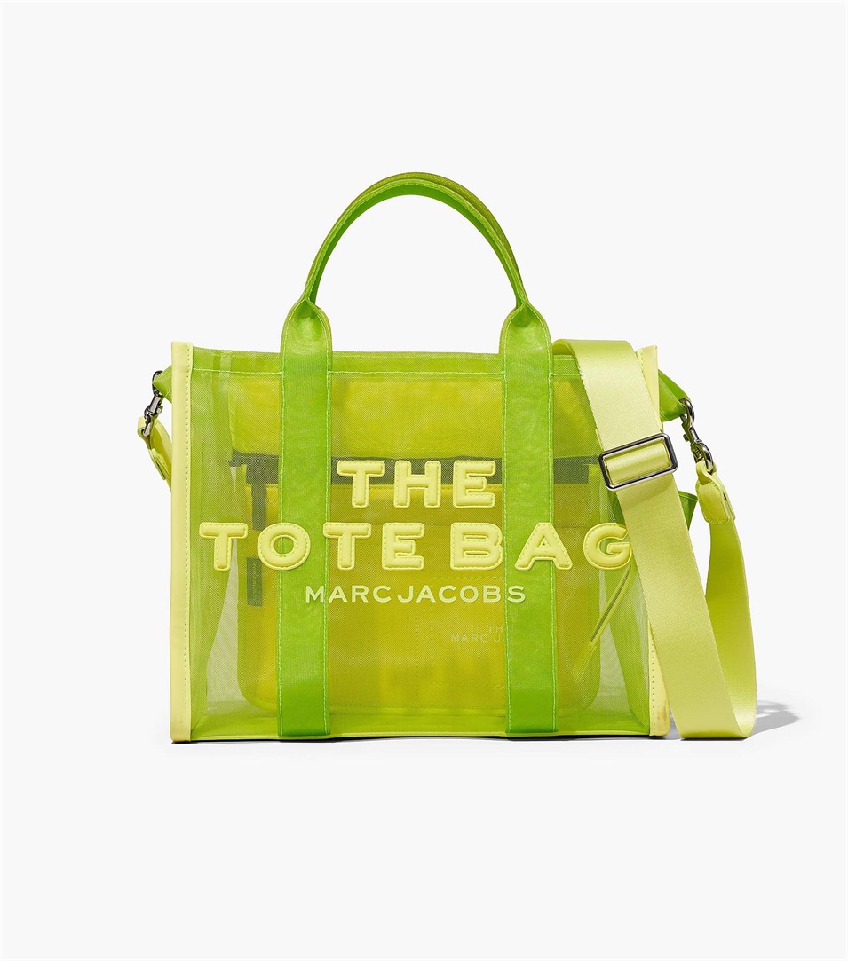 Bolso Tote Marc Jacobs The Mesh Medium Mujer Verde Claro | Peru-89407