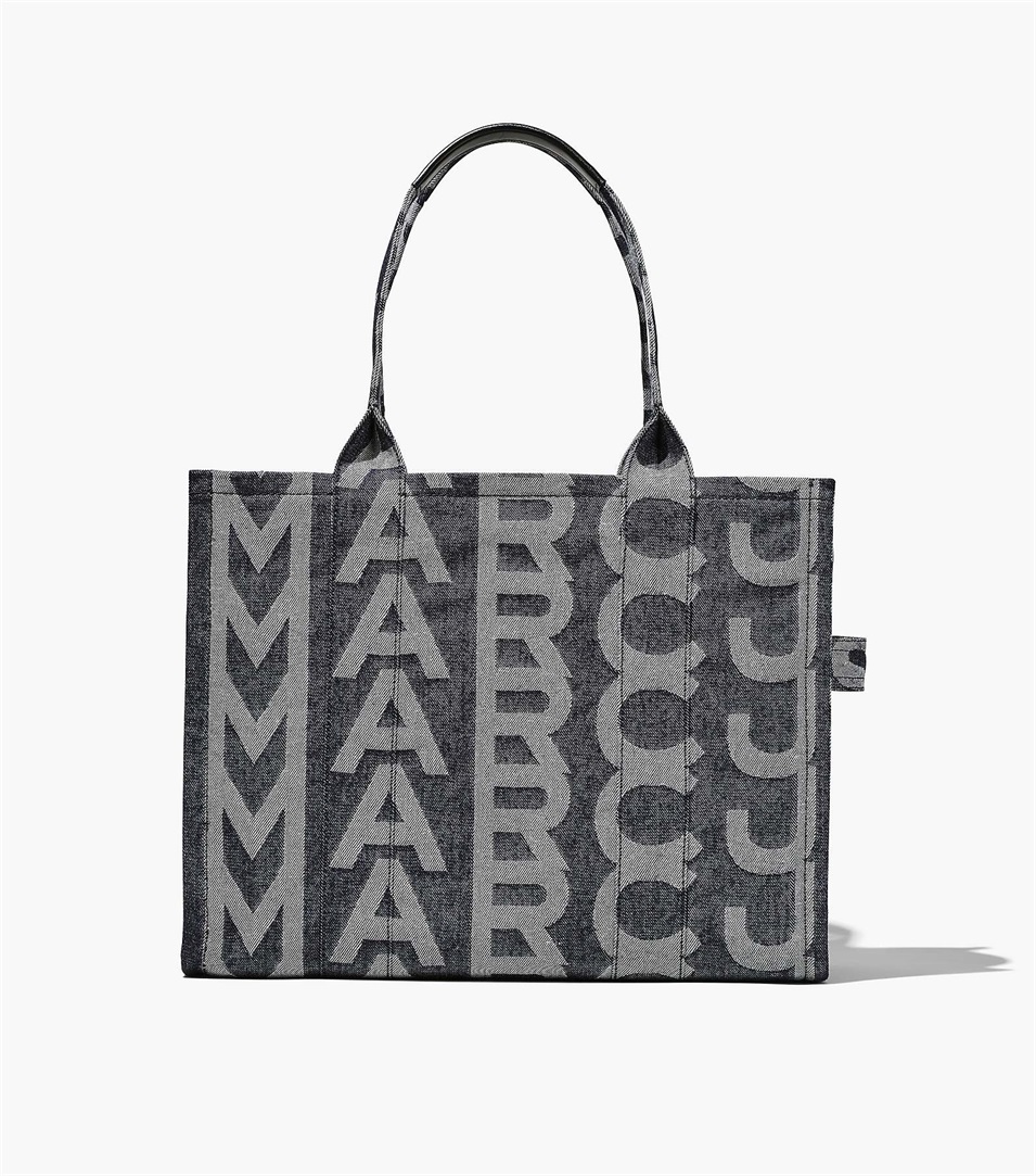 Bolso Tote Marc Jacobs The Monogram Denim Large Mujer Azules | Peru-32869