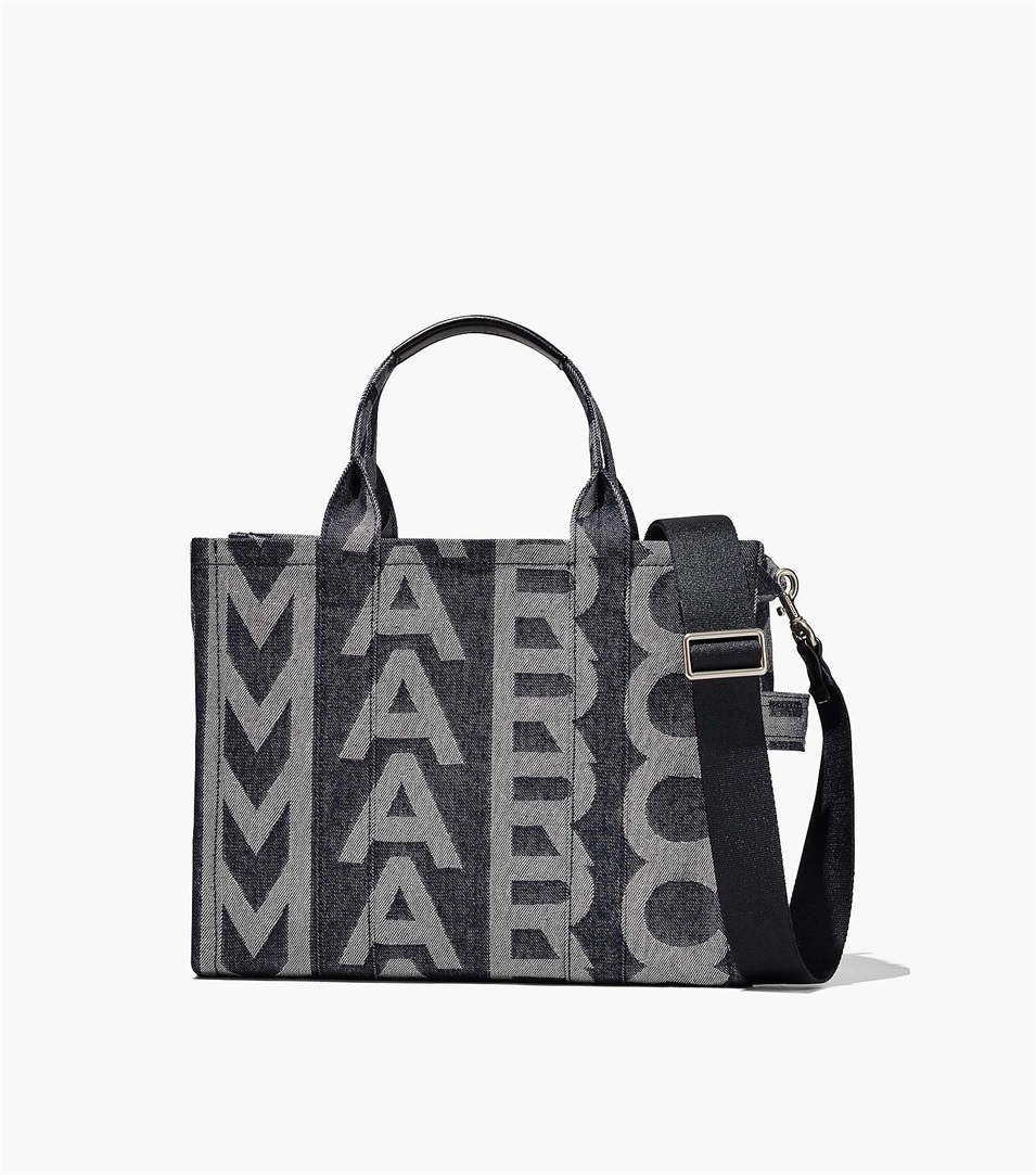 Bolso Tote Marc Jacobs The Monogram Denim Medium Mujer Azules | Peru-64182