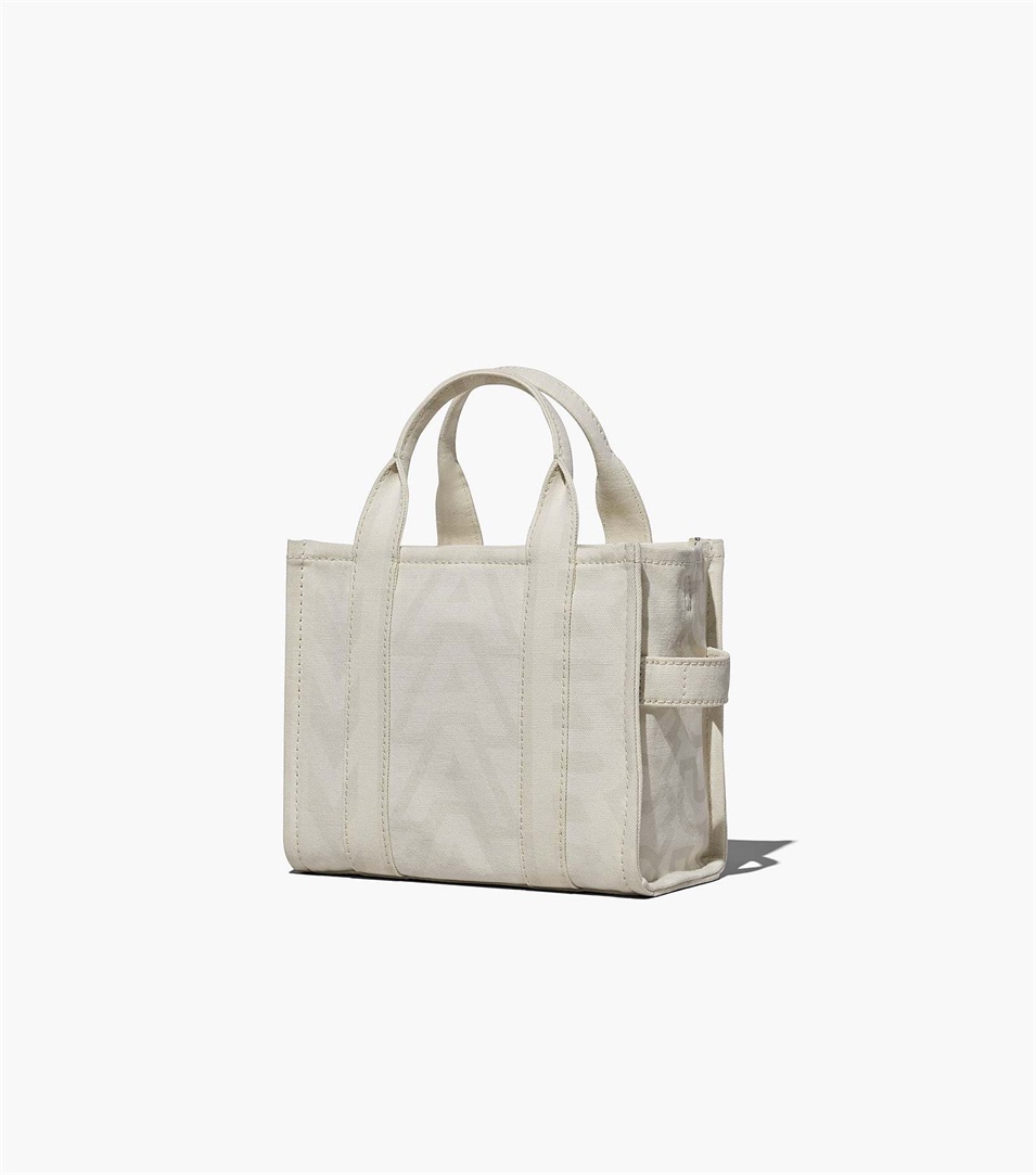 Bolso Tote Marc Jacobs The Outline Monogram Mini Mujer Blancas | Peru-87095