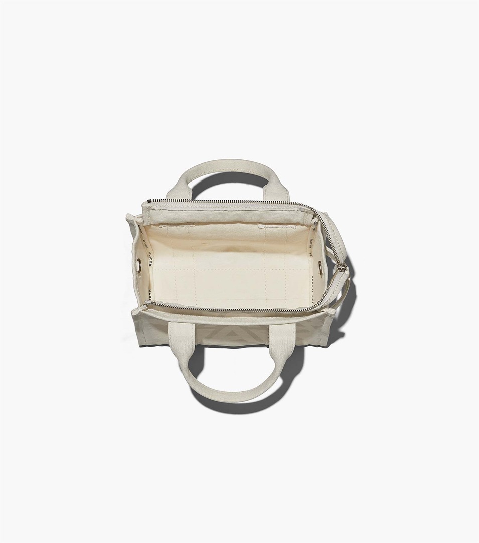 Bolso Tote Marc Jacobs The Outline Monogram Mini Mujer Blancas | Peru-87095