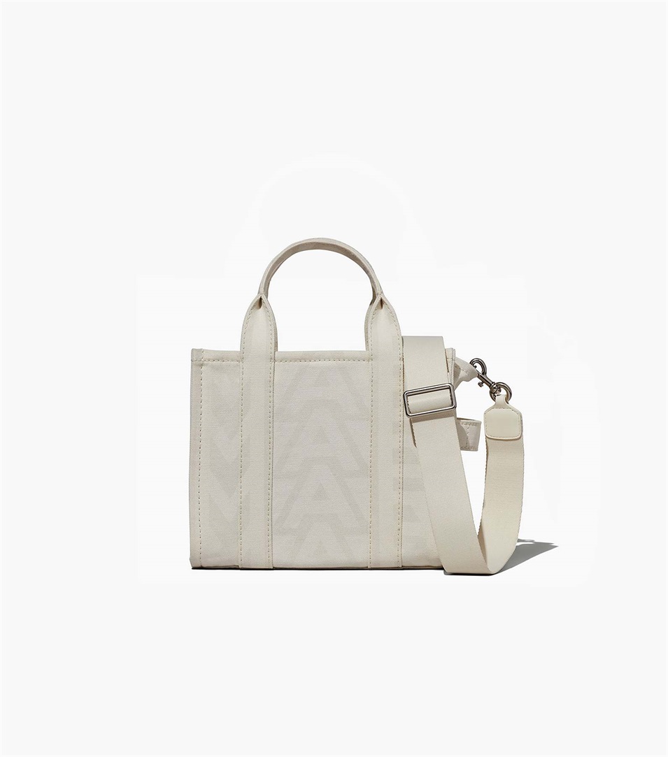 Bolso Tote Marc Jacobs The Outline Monogram Mini Mujer Blancas | Peru-87095