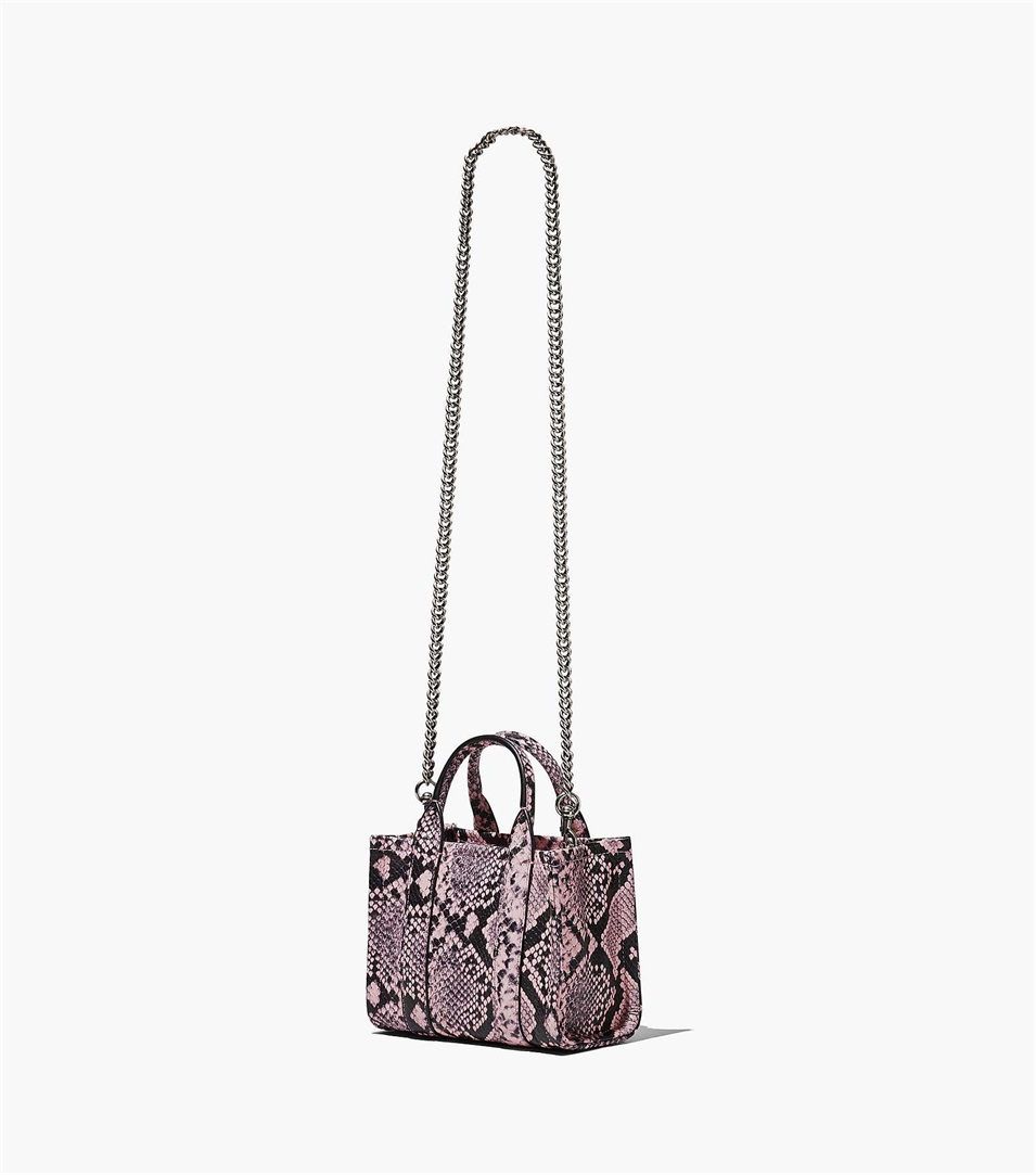 Bolso Tote Marc Jacobs The Snake-Embossed Micro Mujer Multicolor | Peru-62701