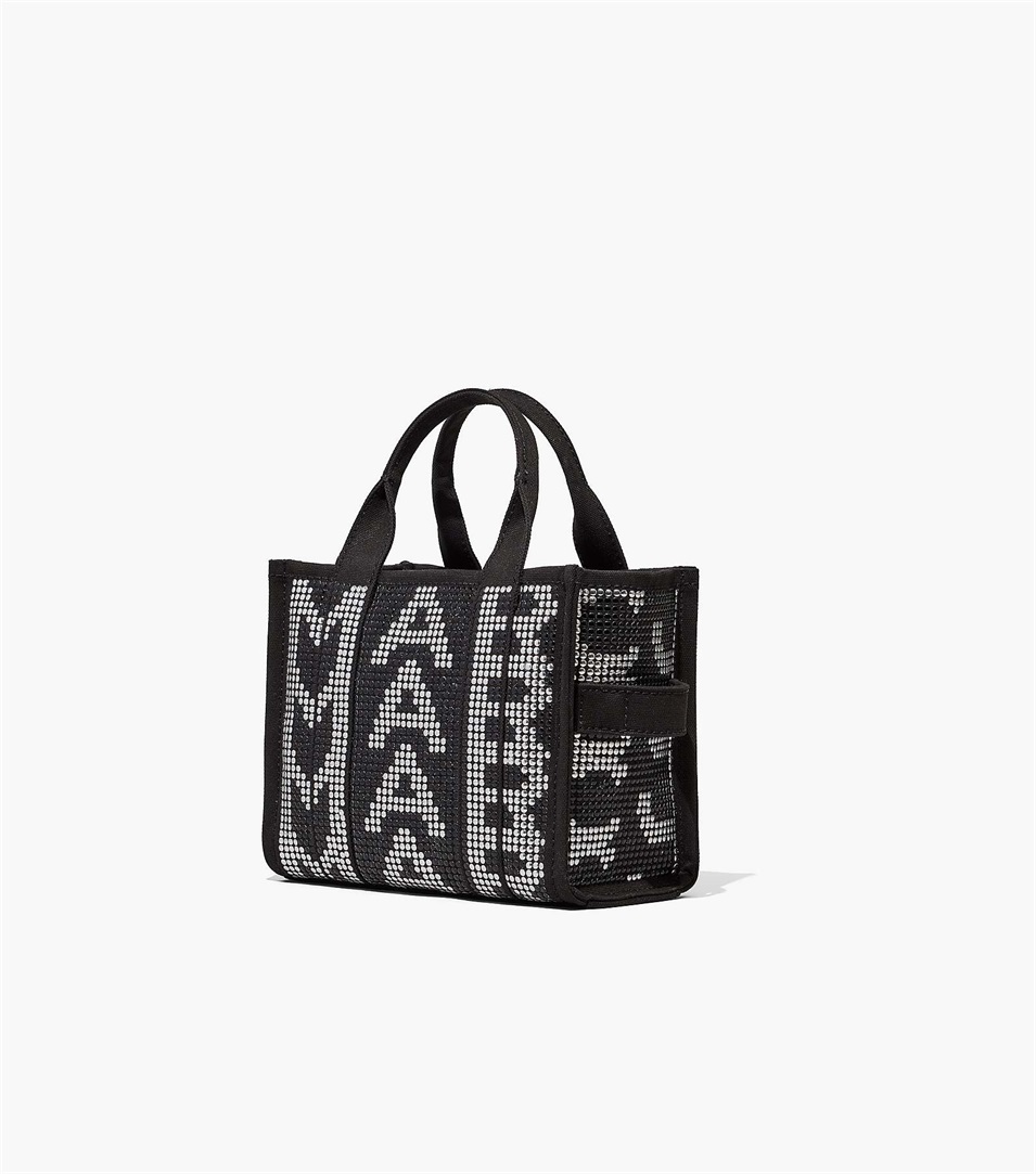 Bolso Tote Marc Jacobs The Studded Monogram Mini Mujer Negras Multicolor | Peru-40791