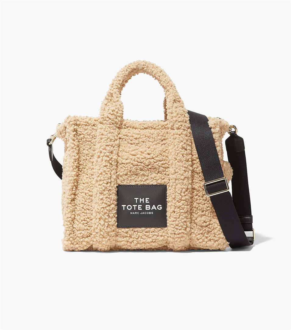 Bolso Tote Marc Jacobs The Teddy Medium Mujer Beige | Peru-81320