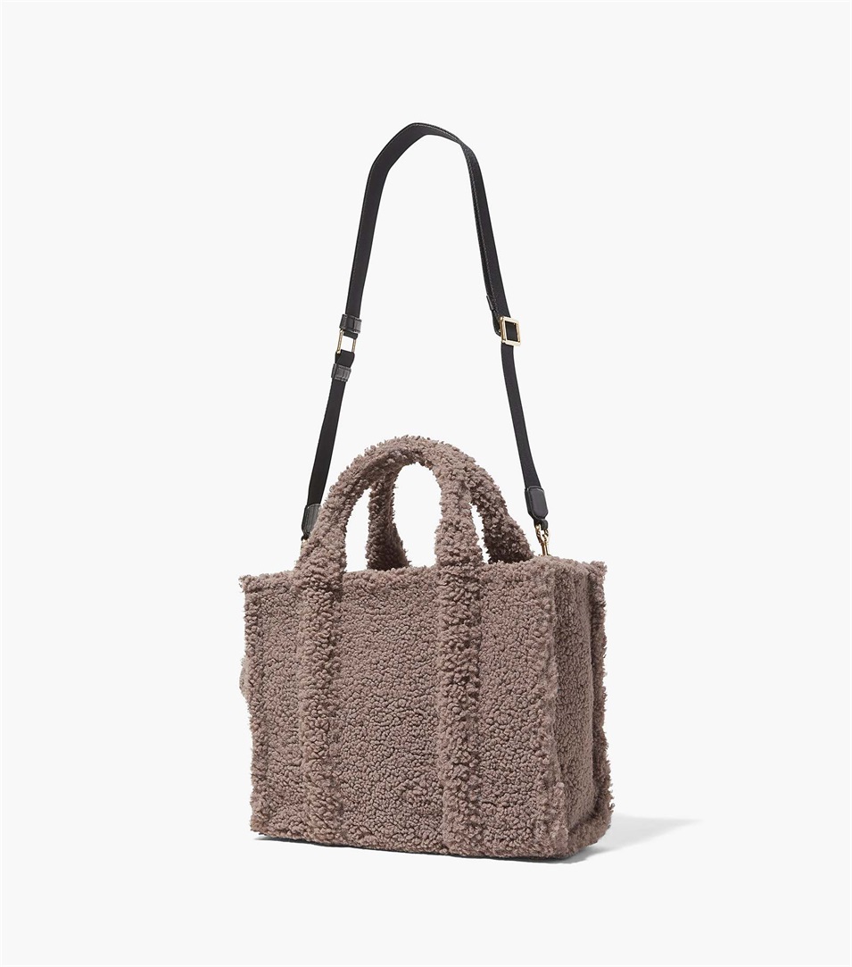 Bolso Tote Marc Jacobs The Teddy Medium Mujer Gris | Peru-98065