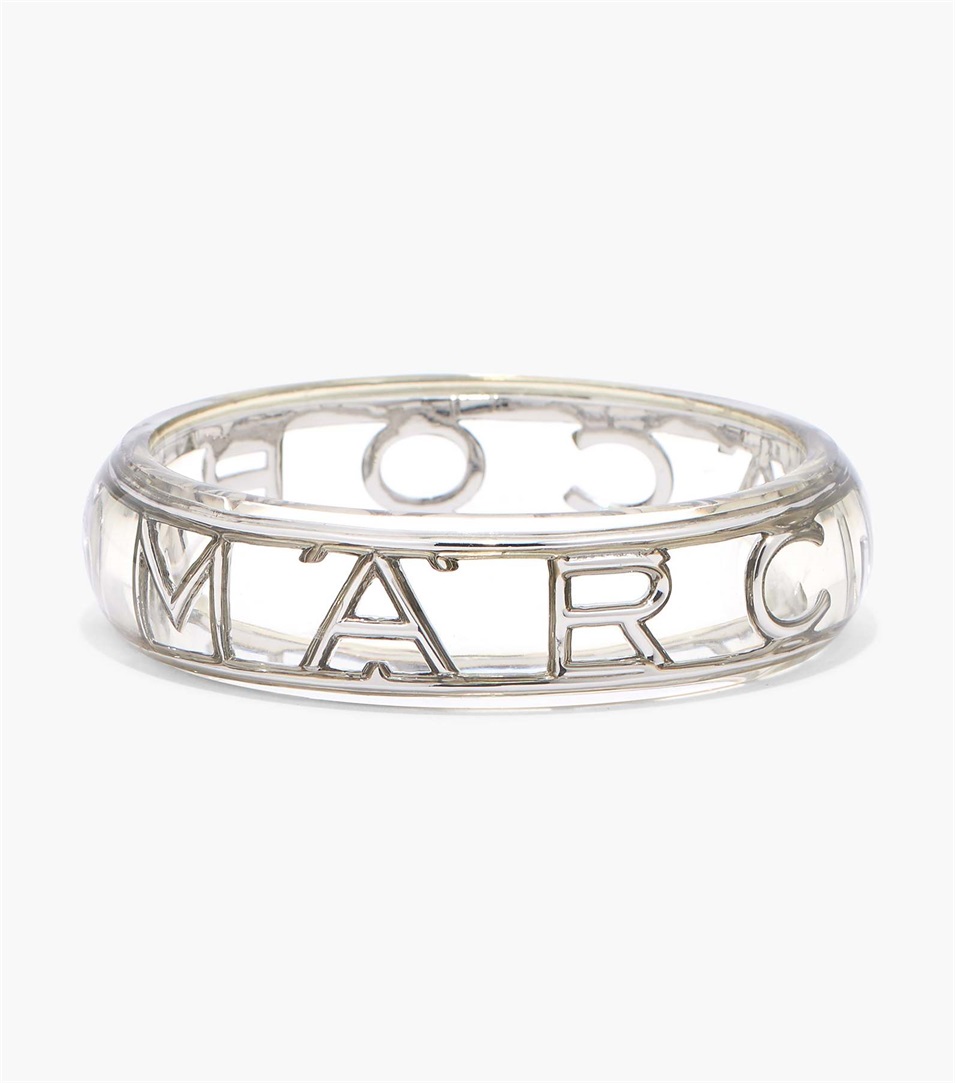 Brazaletes Marc Jacobs The Monogram Mujer Plateadas | Peru-03815