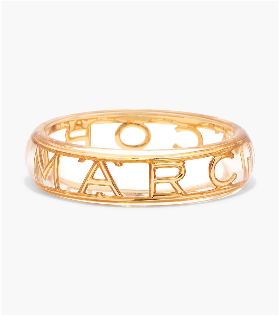 Brazaletes Marc Jacobs The Monogram Mujer Doradas | Peru-86492