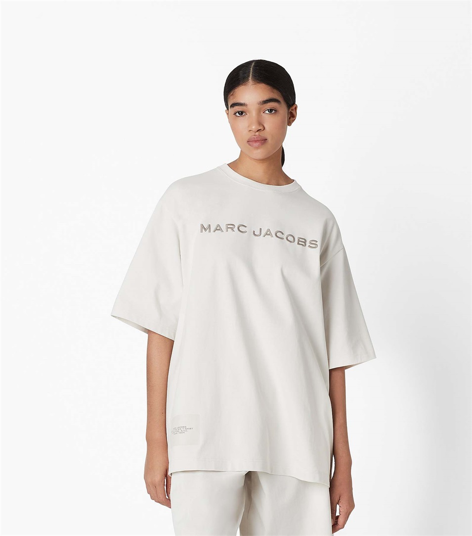 Camiseta Marc Jacobs The Big Mujer Blancas | Peru-18746