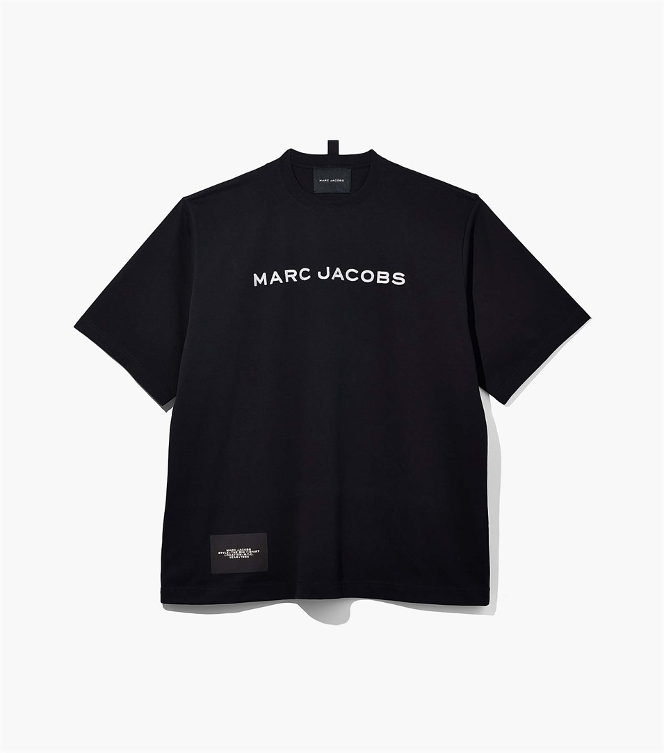 Camiseta Marc Jacobs The Big Mujer Negras | Peru-94650