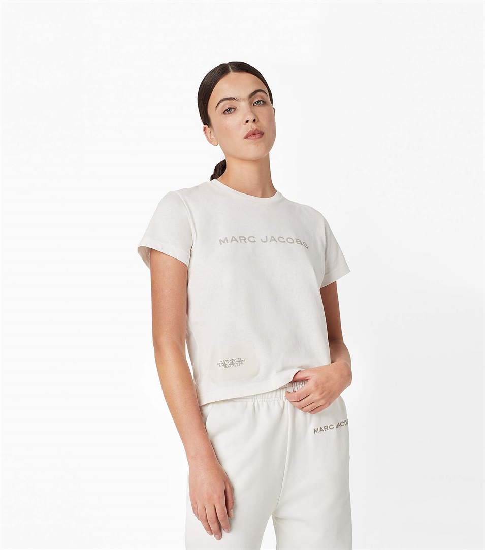 Camiseta Marc Jacobs The Mujer Blancas | Peru-32018