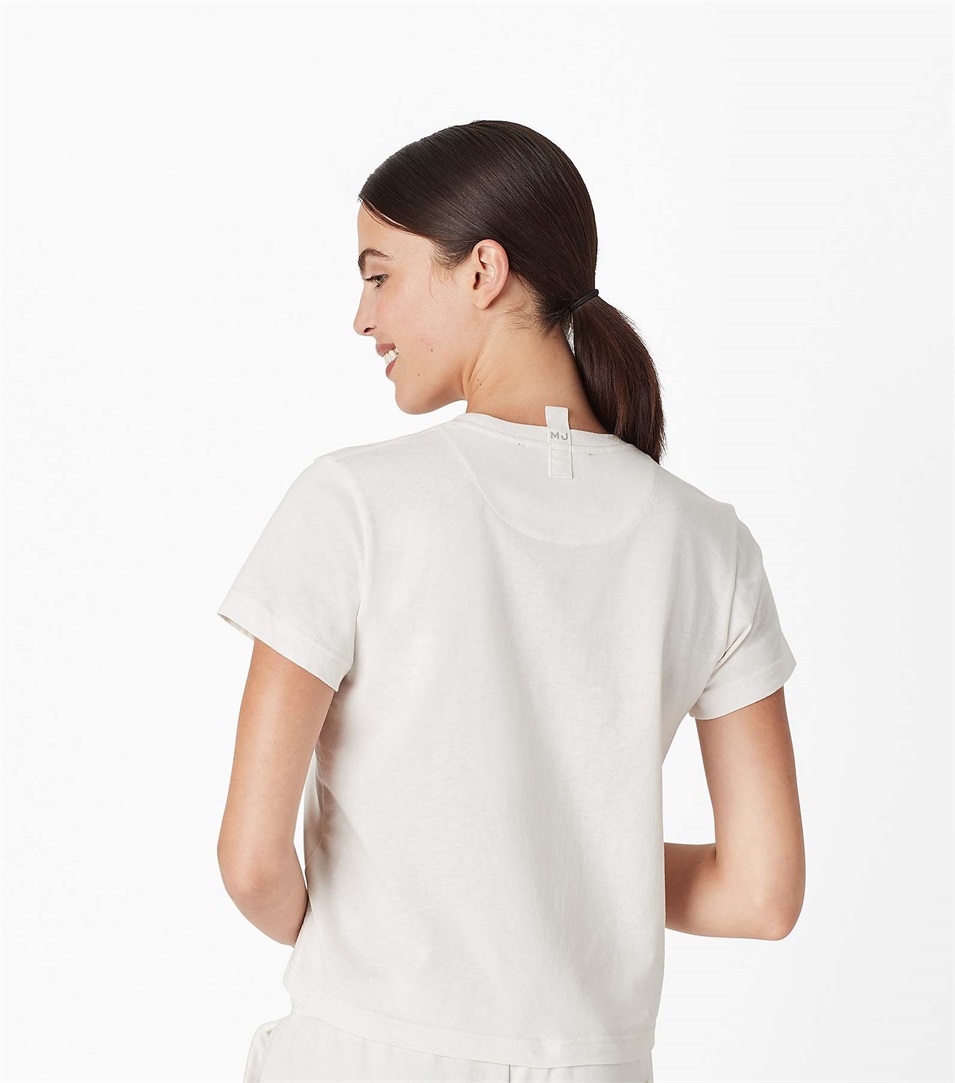 Camiseta Marc Jacobs The Mujer Blancas | Peru-32018