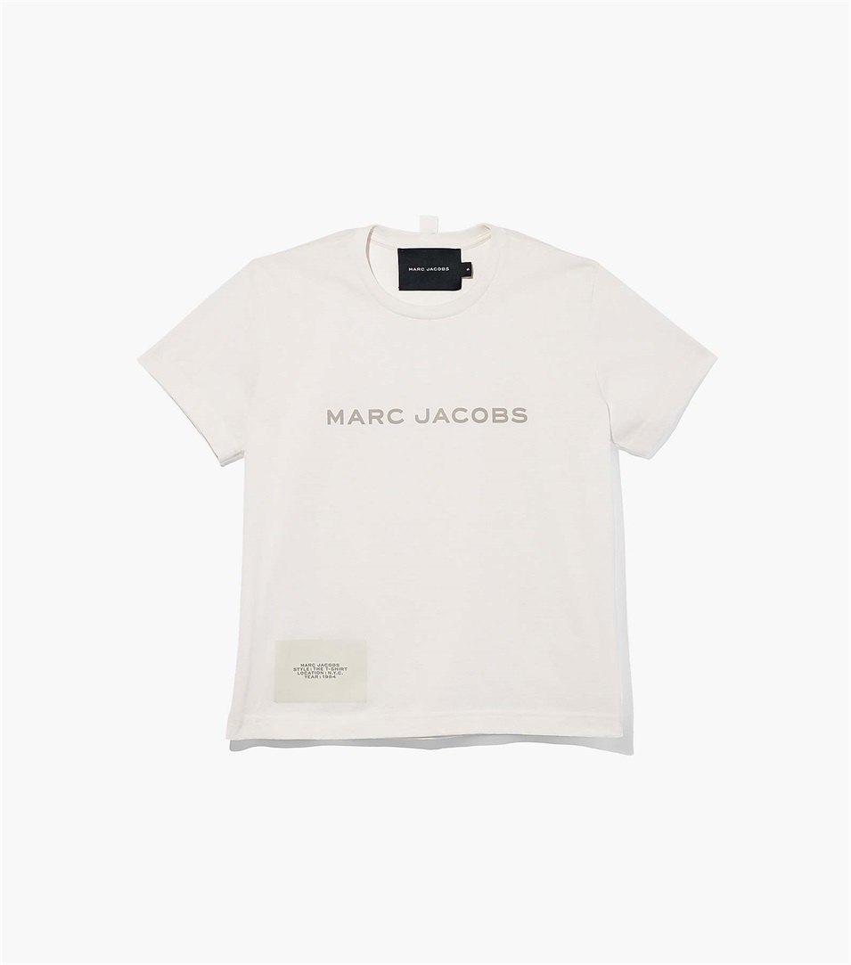 Camiseta Marc Jacobs The Mujer Blancas | Peru-32018