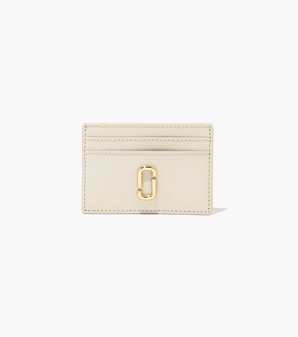 Carteras Marc Jacobs The J Marc Card Case Mujer Blancas | Peru-72915