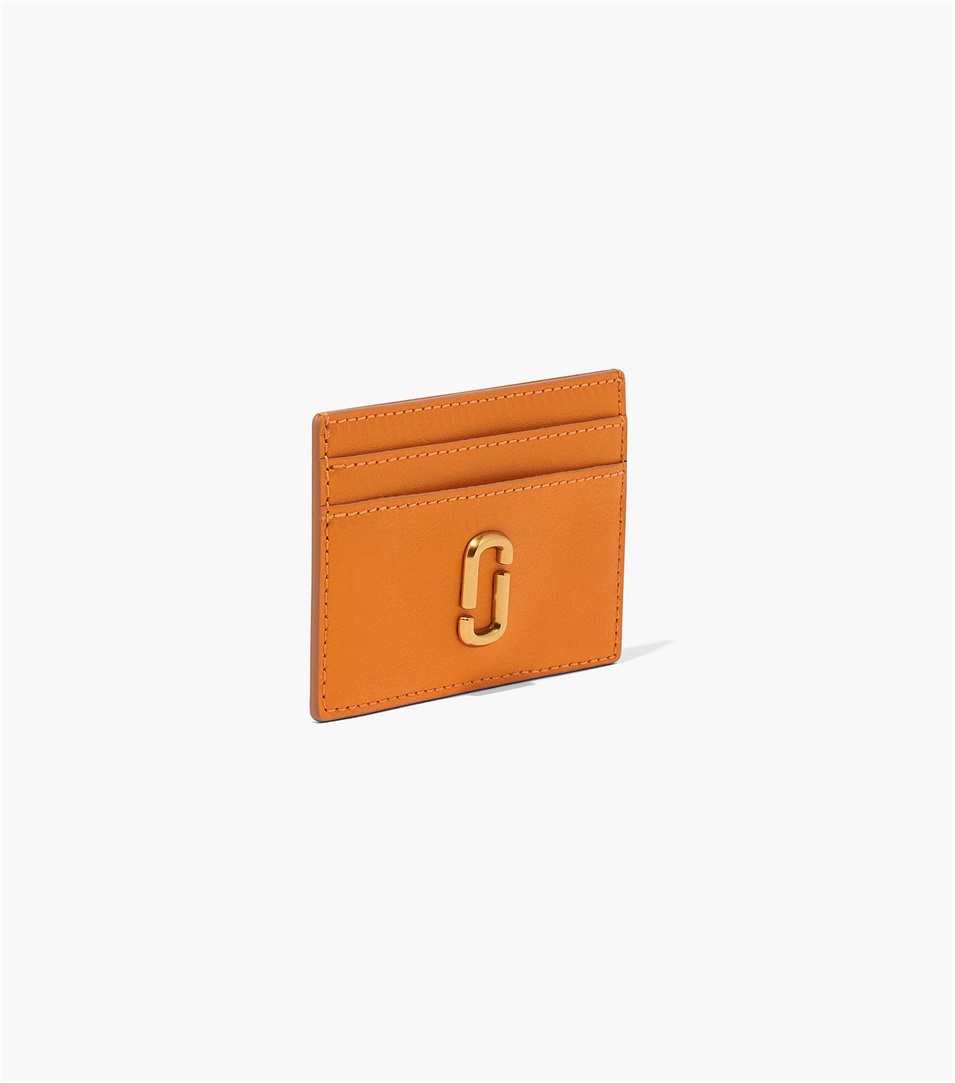 Carteras Marc Jacobs The J Marc Card Case Mujer Naranjas | Peru-84961