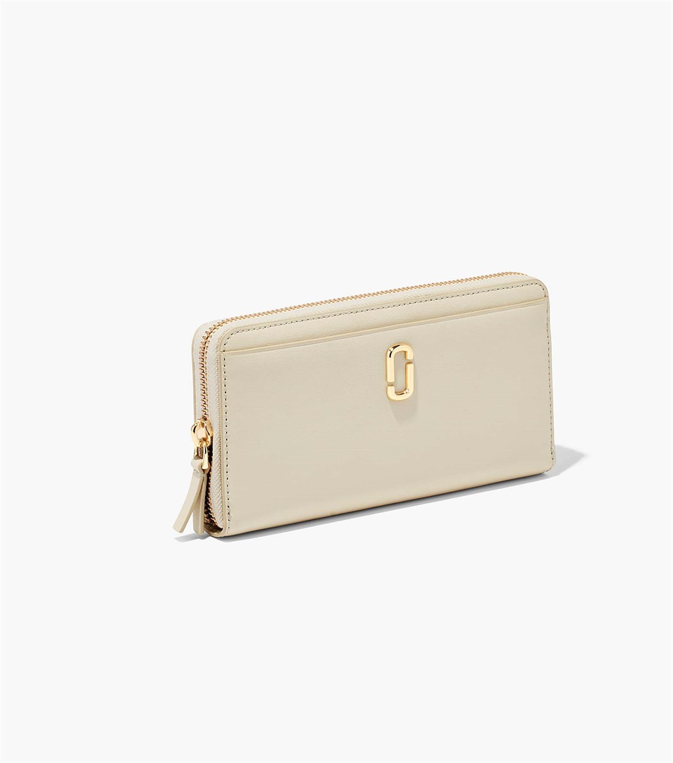 Carteras Marc Jacobs The J Marc Continental Mujer Blancas | Peru-69208