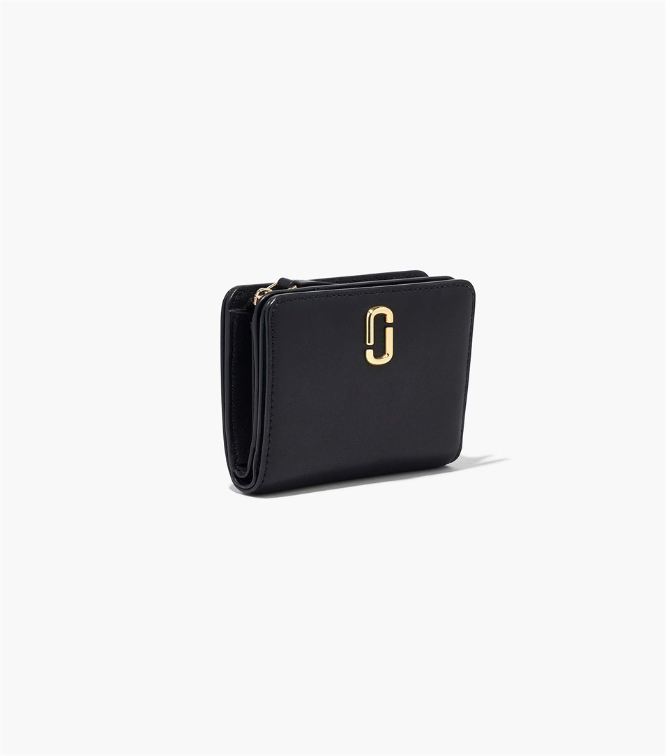 Carteras Marc Jacobs The J Marc Mini Compact Mujer Negras | Peru-92581