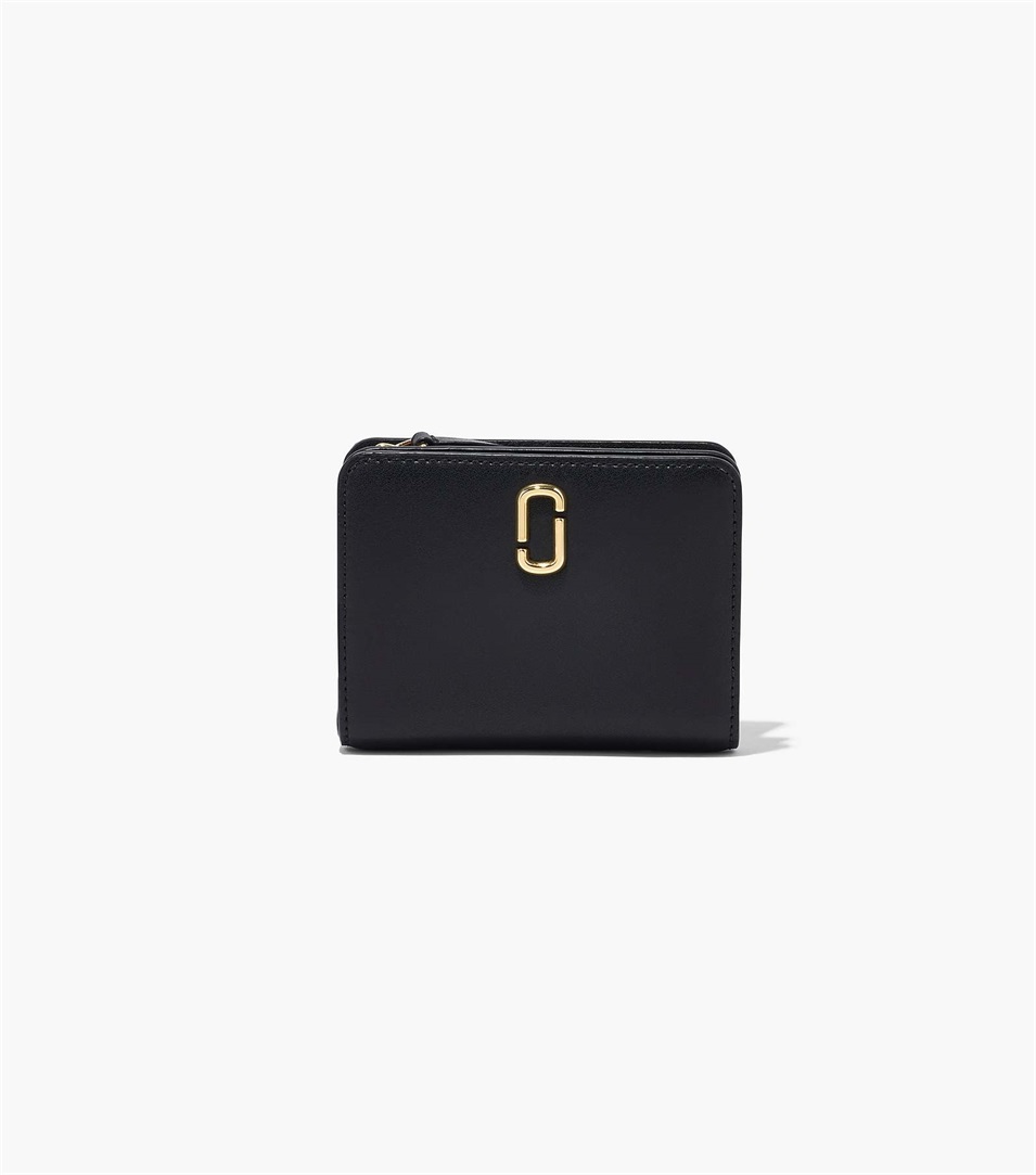 Carteras Marc Jacobs The J Marc Mini Compact Mujer Negras | Peru-92581