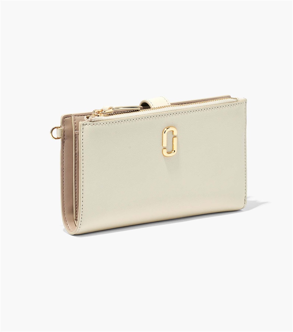 Carteras Marc Jacobs The J Marc Phone Wristlet Mujer Blancas | Peru-14608